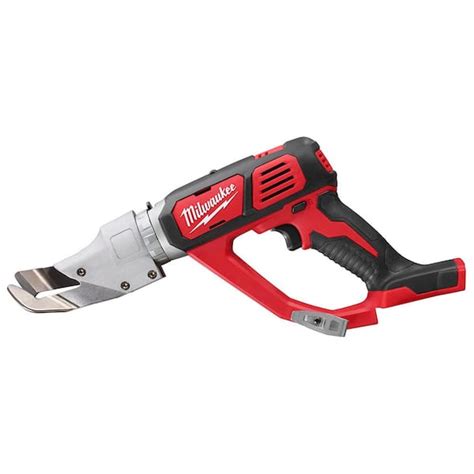 milwaukee m18 sheet metal shears|milwaukee 18 gauge metal shear.